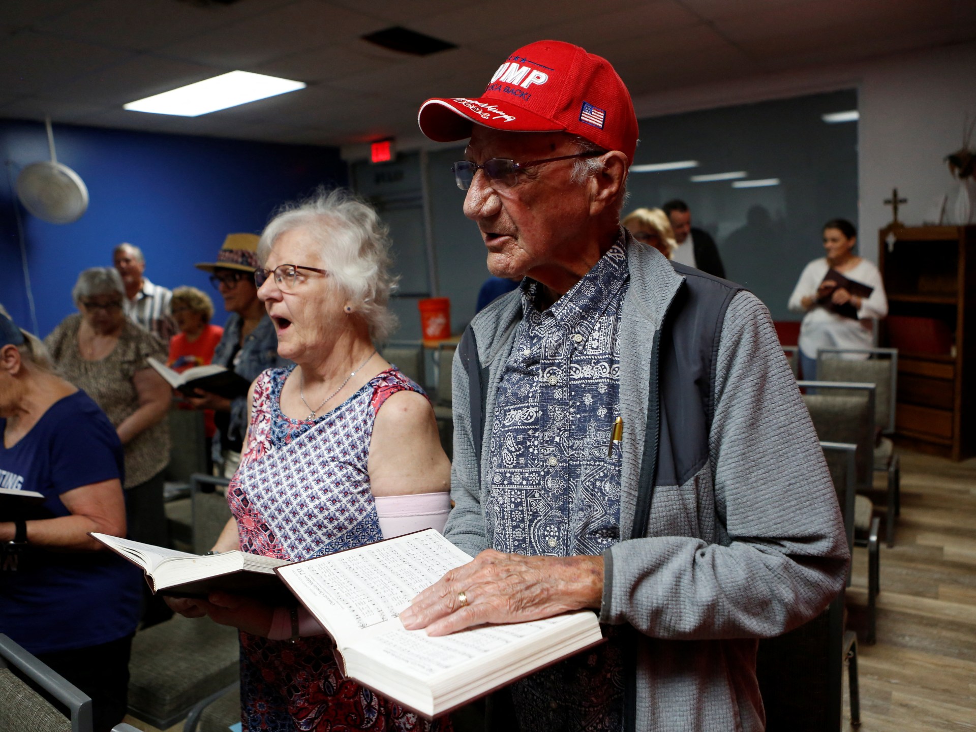 White evangelical support for Trump slips but still strong as midterms near