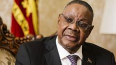 Malawi opposition demands answers over president’s prolonged stay abroad