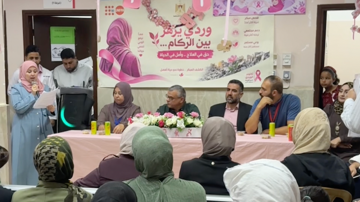 ‘Pink blooms from among the rubble’: Battling breast cancer in Gaza