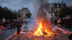 Almost 1,000 arrested as clashes follow another day of mass protests across France