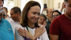Venezuelan opposition leader María Machado returns after months in exile