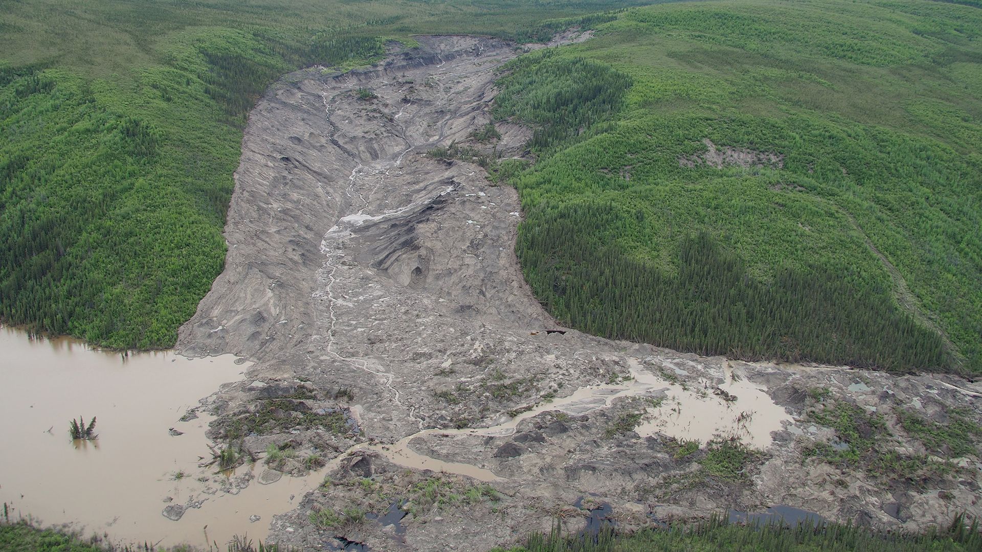 ‘A potential glimpse into the future’: Climate change has triggered ‘permafrost landslides’ with house-size blocks of ice in Canada