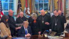 Catholic bishops apologise for ‘exploited’ Trump meeting