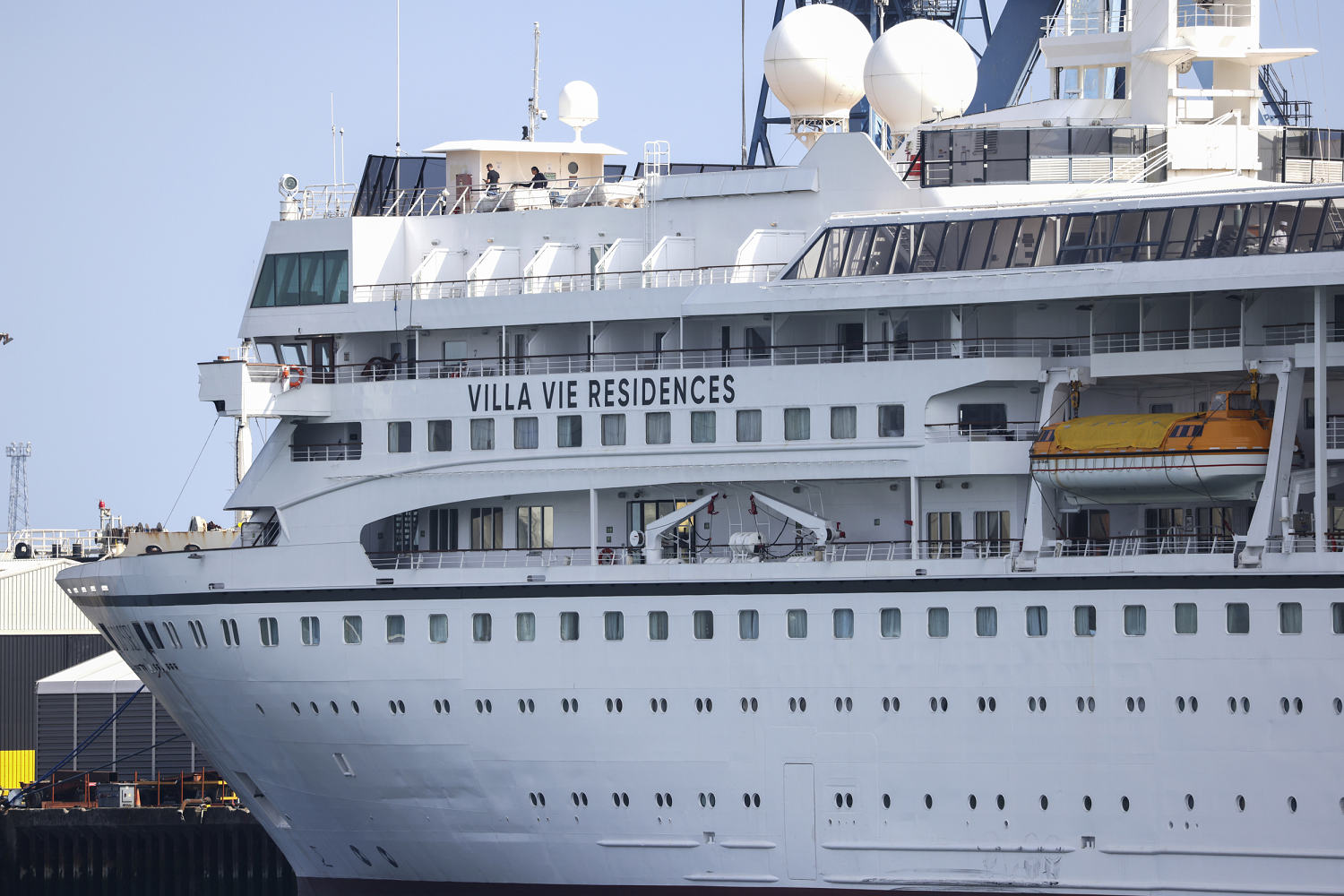 They bought cabins to live on a luxury cruise ship. High fuel costs got them kicked off in Cambodia.