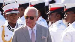 King acknowledges ‘suffering of the past’ as Caribbean tour begins