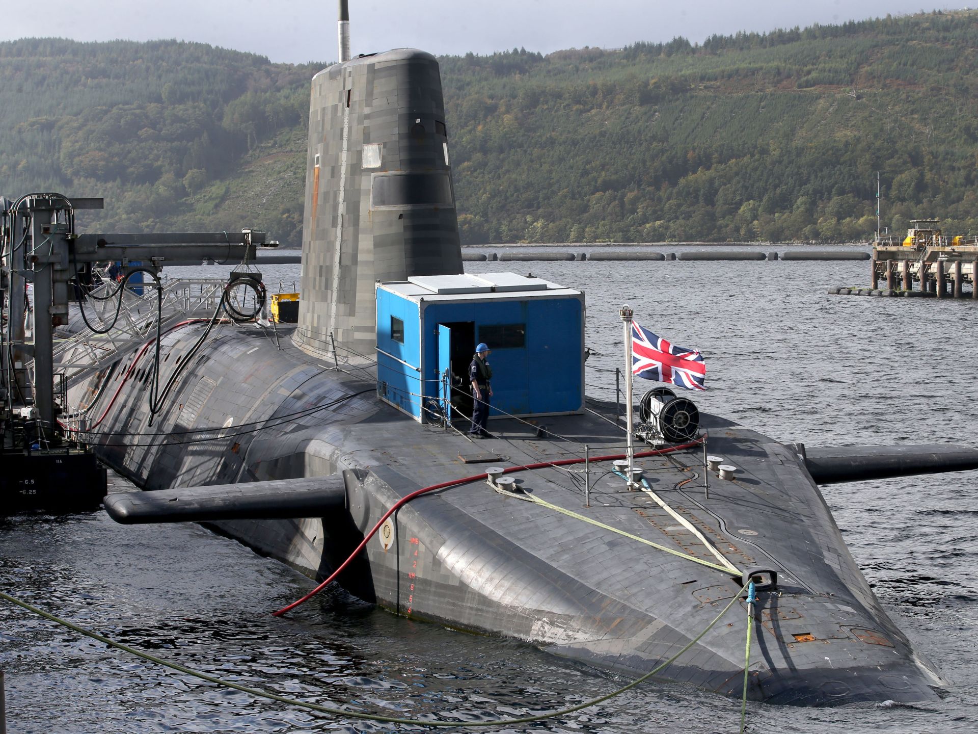 Why are three of the UK’s four nuclear deterrent submarines at sea?