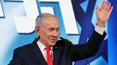 Netanyahu’s bloc leading Israel election but short of majority, partial results show