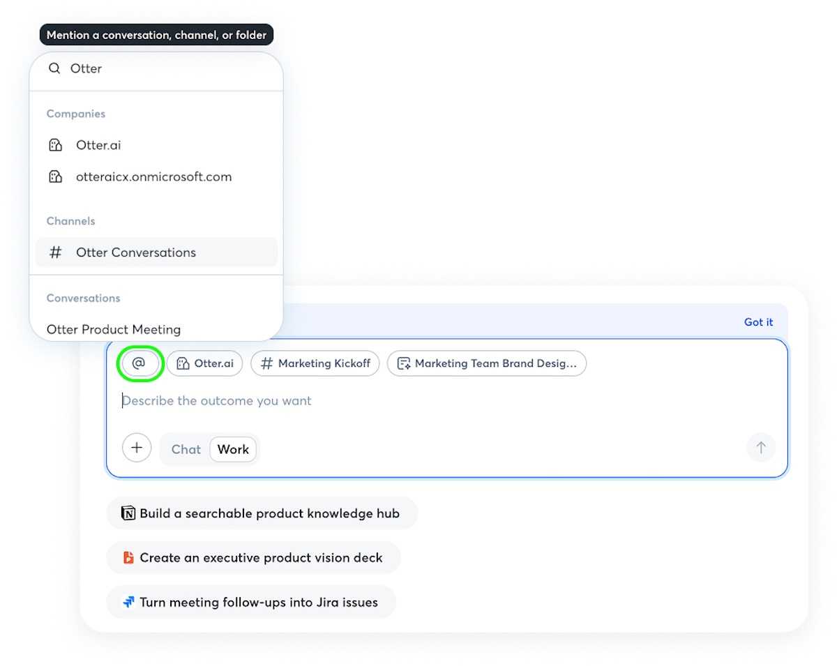 Otter adds ‘Work’ mode to automate more meeting-related tasks