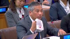 Myanmar diplomat breaks down as he urges world to ‘end our suffering’