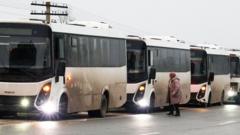 Hundreds evacuated from Russian-occupied Oleshky during rare Ukraine ceasefire